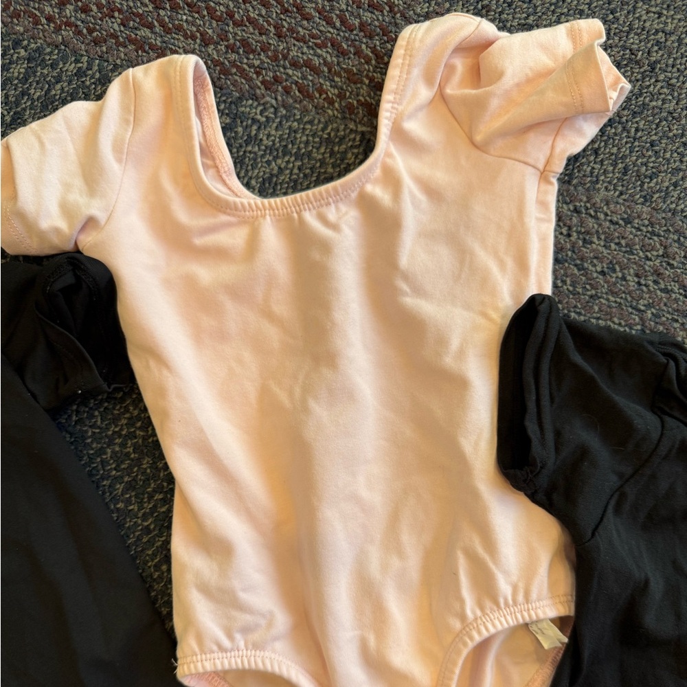 Toddler size ballet leotard set, ballet class outfit, little girls dance uniform - Picture 6 of 8